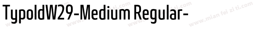TypoldW29-Medium Regular字体转换